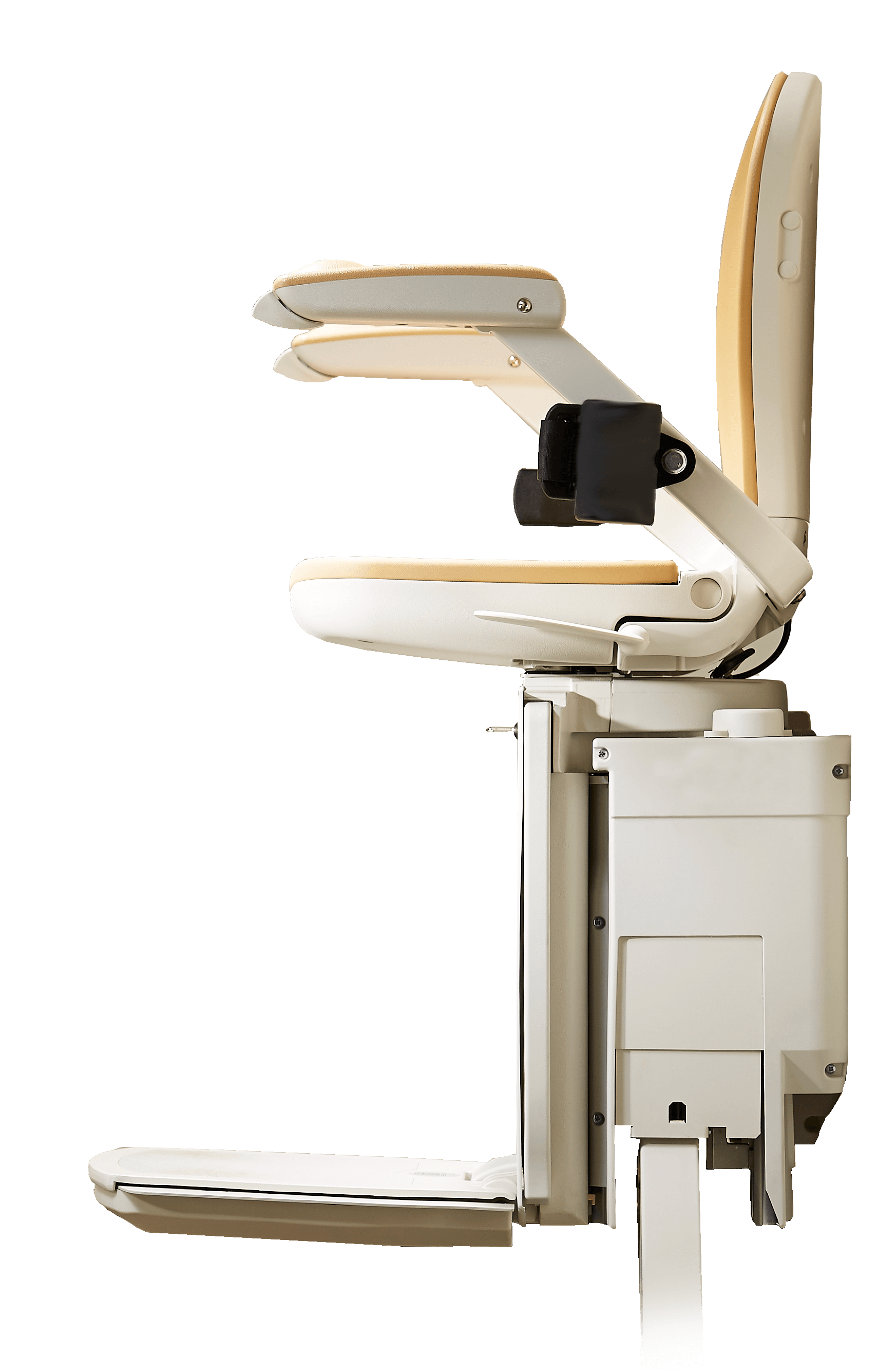 Acorn curved Stairlift side view in Maryland